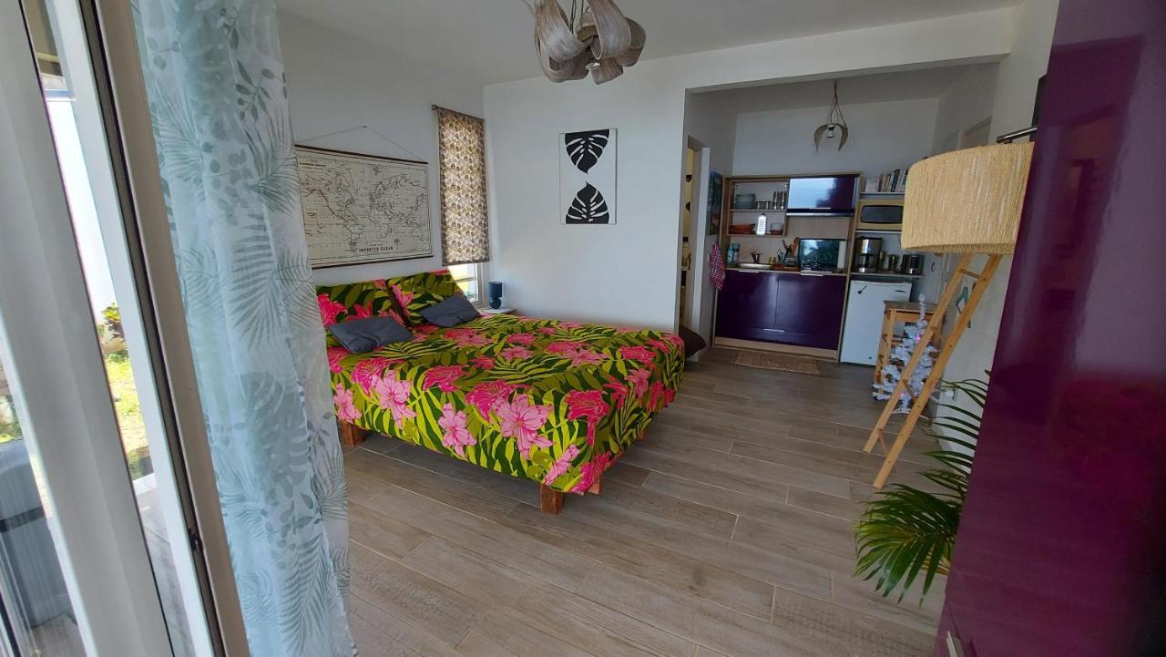 Studio Vaimiti Pour 2 Personnes Vue Mer Et Moorea فا المظهر الخارجي الصورة