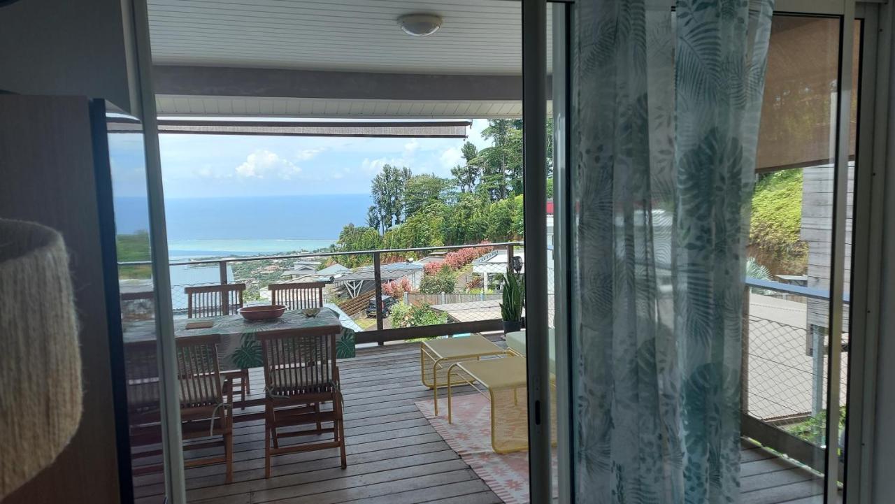 Studio Vaimiti Pour 2 Personnes Vue Mer Et Moorea فا المظهر الخارجي الصورة