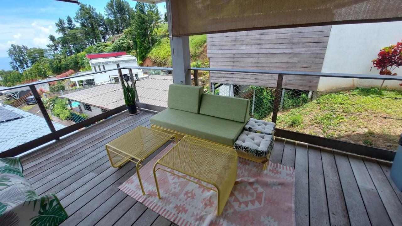 Studio Vaimiti Pour 2 Personnes Vue Mer Et Moorea فا المظهر الخارجي الصورة